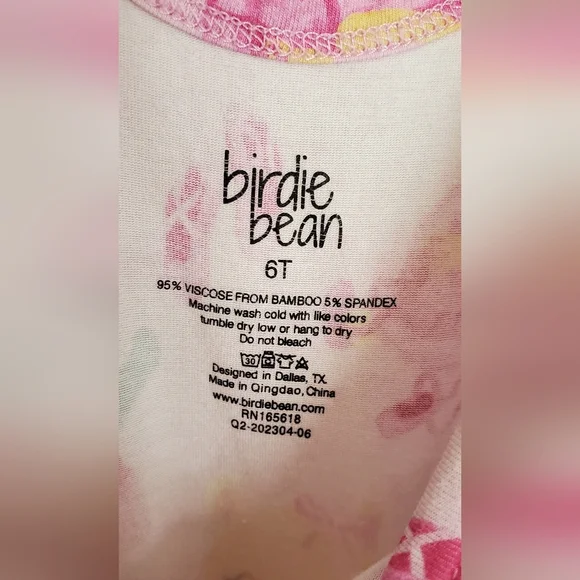 Birdie Bean Bamboo Girls Dress Lot Size 5/6T - Picture 5 of 13